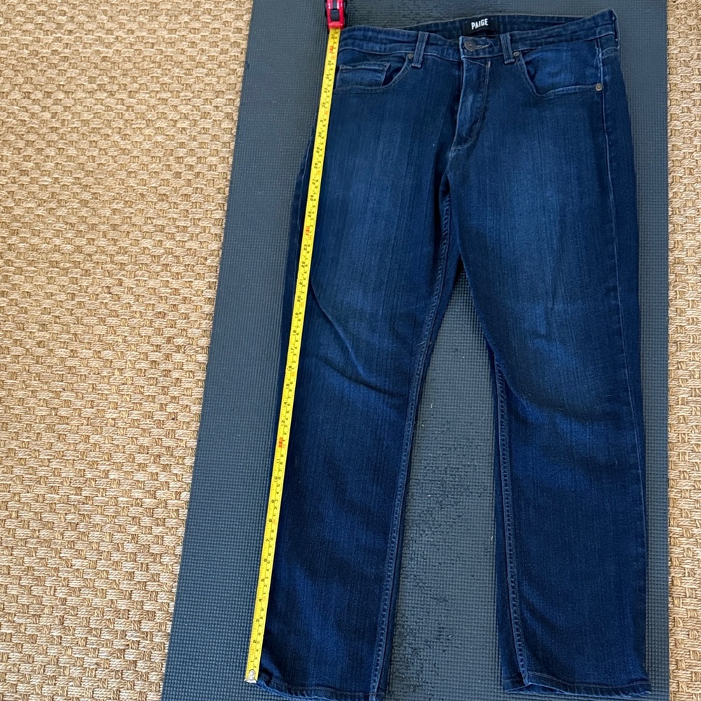 PAIGE Men's Indigo Relaxed Jeans